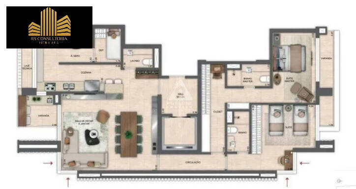 Apartamento, 2 quartos, 140 m² - Foto 13